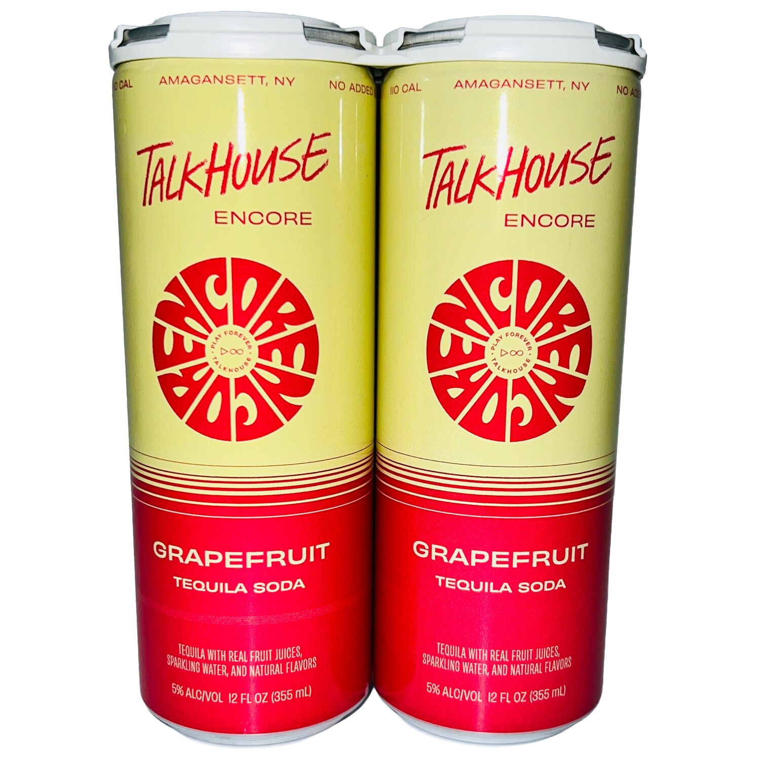 Talkhouse Encore Tequila Soda, Grapefruit, Cans